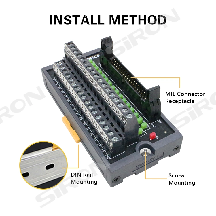 Siron T008 40 Core Io Terminal Block Mitsubishi Panasonic Yokogawa